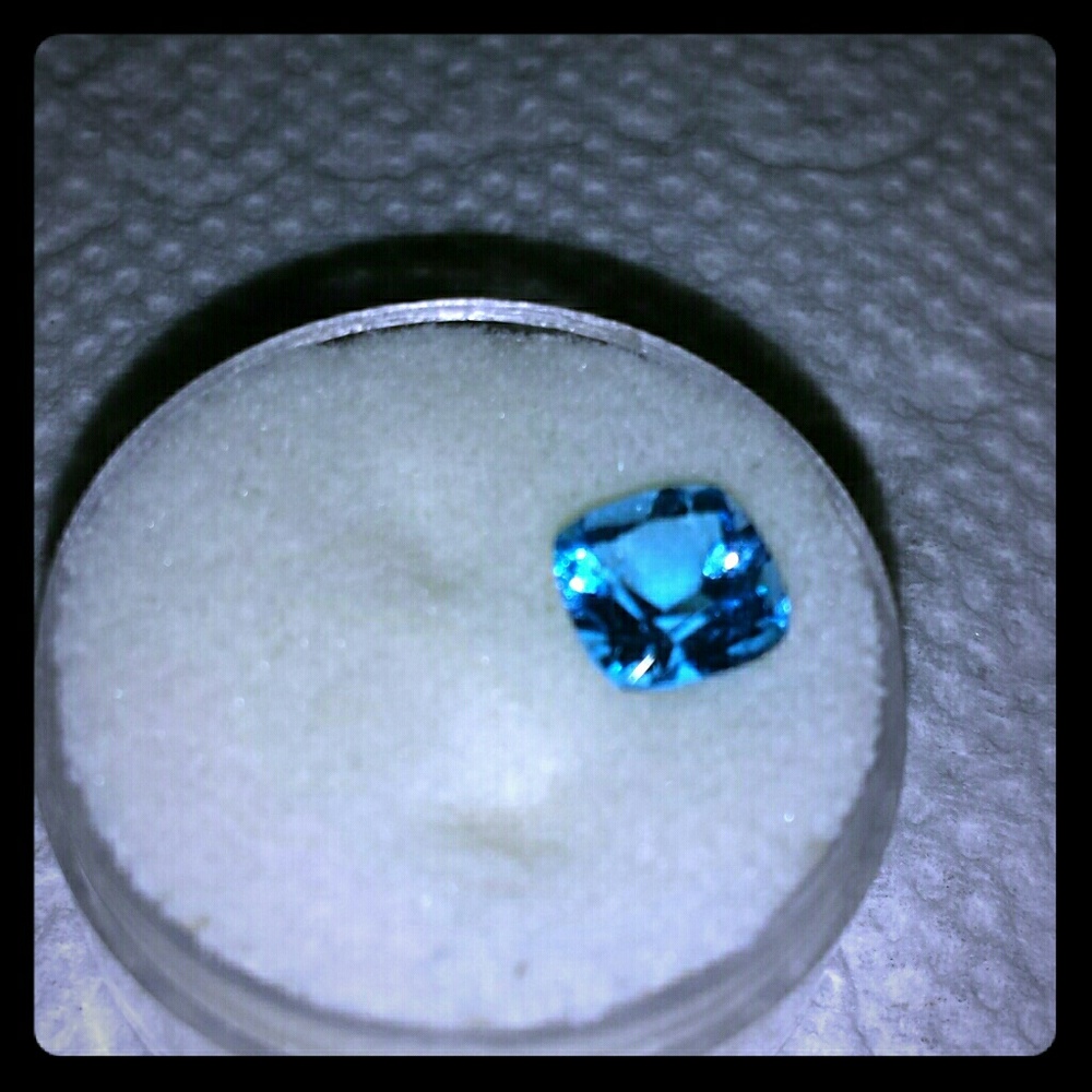 Swiss blue topaz